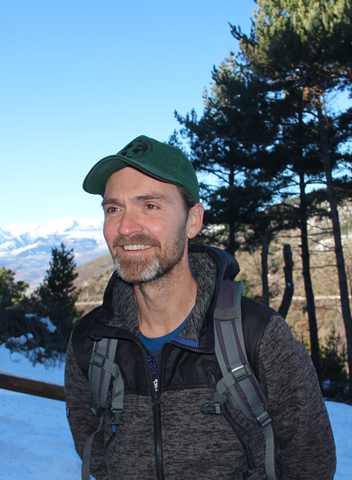 Mikkel hiking in the Pyrenees during the Regenerative Business Compass Retreat at Minds and Mountains